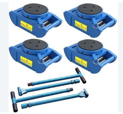 Equipment Moving Skates 44K Capacity